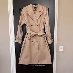 New Express Belted Trench Coat | Worn Once | Excellent Condition | Size M |